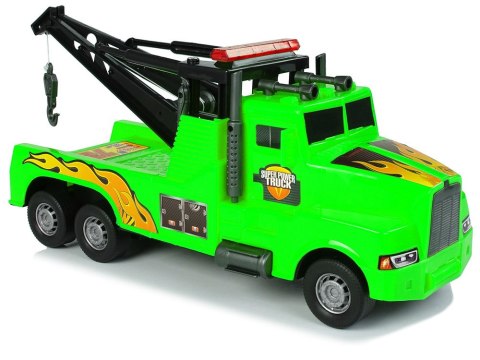 LEAN Toys Auto Ciężarówka Holownik Pomoc Drogowa 1:10 Lina Zielona LEAN Toys Auto Ciężarówka Holownik Pomoc Drogowa 1:10 Lina Zielona