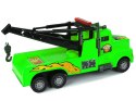 LEAN Toys Auto Ciężarówka Holownik Pomoc Drogowa 1:10 Lina Zielona