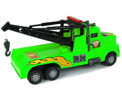 LEAN Toys Auto Ciężarówka Holownik Pomoc Drogowa 1:10 Lina Zielona LEAN Toys Auto Ciężarówka Holownik Pomoc Drogowa 1:10 Lina Zielona