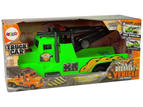 LEAN Toys Auto Ciężarówka Holownik Pomoc Drogowa 1:10 Lina Zielona LEAN Toys Auto Ciężarówka Holownik Pomoc Drogowa 1:10 Lina Zielona