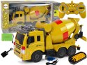LEAN Toys Betoniarka Zdalnie Sterowana 2,4G Obrotowa Gruszka 1:20 Akcesoria