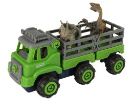 LEAN Toys Ciężarówka Transport Dinozaury Wkrętarka Śrubokręt Do Rozkręcania