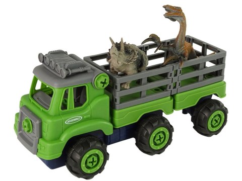 LEAN Toys Ciężarówka Transport Dinozaury Wkrętarka Śrubokręt Do Rozkręcania LEAN Toys Ciężarówka Transport Dinozaury Wkrętarka Śrubokręt Do Rozkręcania