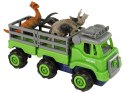 LEAN Toys Ciężarówka Transport Dinozaury Wkrętarka Śrubokręt Do Rozkręcania