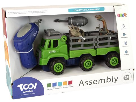 LEAN Toys Ciężarówka Transport Dinozaury Wkrętarka Śrubokręt Do Rozkręcania LEAN Toys Ciężarówka Transport Dinozaury Wkrętarka Śrubokręt Do Rozkręcania