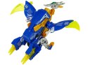 LEAN Toys Dinobots 2w1 Dinozaur Pistolet na Strzałki Niebieski Pterosaur Tarcza