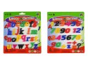 LEAN Toys Drewniana Tablica 2w1 Magnesy Pisak Liczby Działania Słowa
