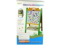 LEAN Toys Drewniana Tablica 2w1 Magnesy Pisak Liczby Działania Słowa
