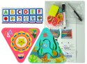 LEAN Toys Edukacyjna Półka Trójkąt Liczydło Litery Przedmioty Zwierzęta