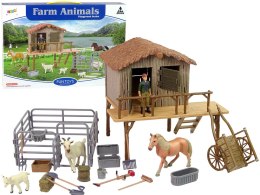 LEAN Toys Farma Ze Zwierzętami Koń Zestaw Do Złożenia DIY