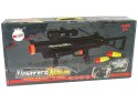 LEAN Toys Karabin Granatnik Rakiety z Dźwięk Latarka Czarny