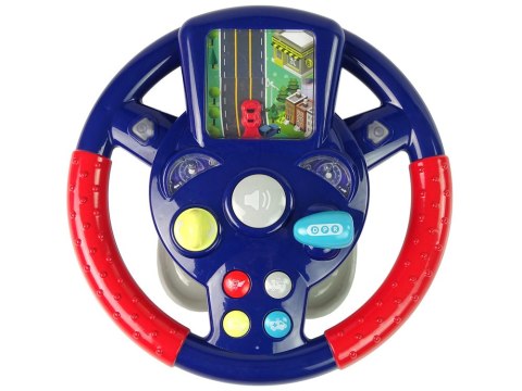 LEAN Toys Kierownica Dla Dzieci Symulator Jazdy Efekty Dźwiękowe Świetlne LEAN Toys Kierownica Dla Dzieci Symulator Jazdy Efekty Dźwiękowe Świetlne
