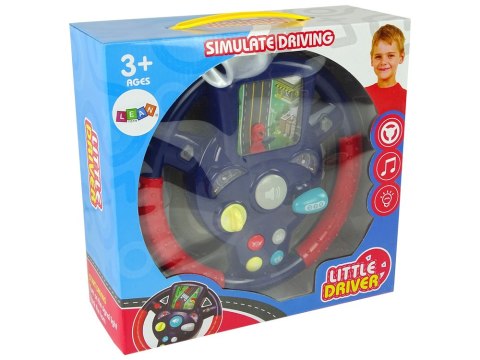 LEAN Toys Kierownica Dla Dzieci Symulator Jazdy Efekty Dźwiękowe Świetlne LEAN Toys Kierownica Dla Dzieci Symulator Jazdy Efekty Dźwiękowe Świetlne