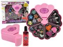 LEAN Toys Kosmetyczka Różowa Muszelka Cienie Do Powiek Błyszczyk Róż