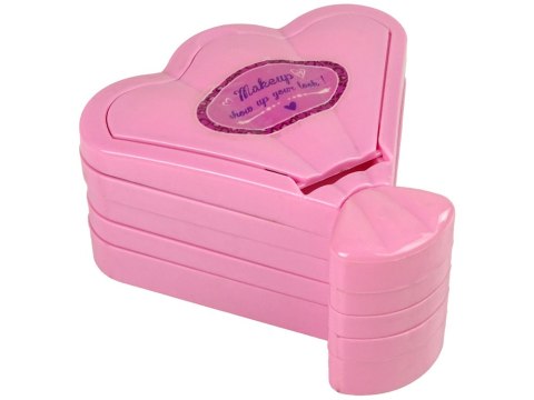 LEAN Toys Kosmetyczka Różowa Muszelka Cienie Do Powiek Błyszczyk Róż LEAN Toys Kosmetyczka Różowa Muszelka Cienie Do Powiek Błyszczyk Róż