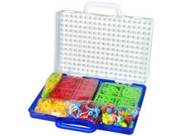LEAN Toys Kreatywna Mozaika Układanka 4w1 Wkrętarka 237 Elementów
