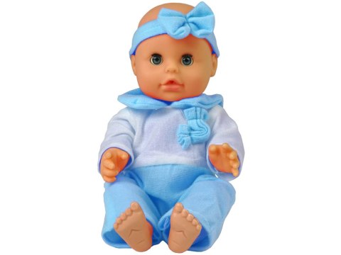 LEAN Toys Lalka Piżama 30 cm Niebieska Butelka Nocnik Pije LEAN Toys Lalka Piżama 30 cm Niebieska Butelka Nocnik Pije