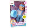 LEAN Toys Lalka Piżama 30 cm Niebieska Butelka Nocnik Pije
