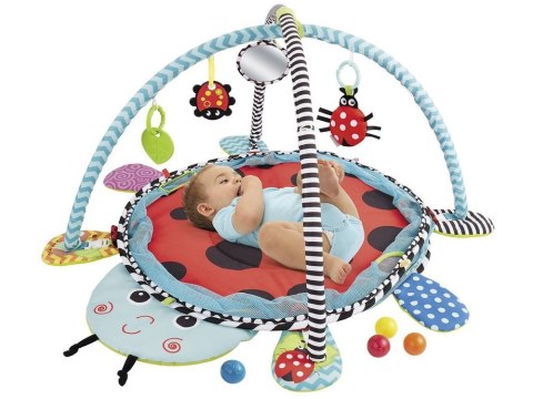 LEAN Toys Mata Edukacyjna Biedronka Kojec Piłeczki Dla Maluszka LEAN Toys Mata Edukacyjna Biedronka Kojec Piłeczki Dla Maluszka