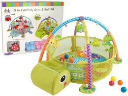 LEAN Toys Mata Edukacyjna Żółw Kojec Piłeczki Dla Maluszka