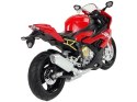 LEAN Toys Motocykl Model BMW S1000RR Czerwony Dźwięki Światła