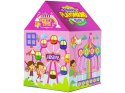 LEAN Toys Namiot Domek Wesołe Miasteczko Dla Dzieci Różowy 123 cm x 82 cm