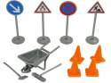 LEAN Toys Pojazd Auto Drogowe Wywrotka Napęd Frykcyjny Akcesoria Drogowe Dźwięk