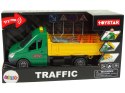 LEAN Toys Pojazd Auto Drogowe Wywrotka Napęd Frykcyjny Akcesoria Drogowe Dźwięk