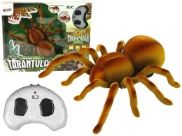 LEAN Toys Zdalnie Sterowany Pająk Tarantula Podczerwień Brązowy R/C
