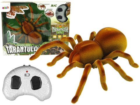 LEAN Toys Zdalnie Sterowany Pająk Tarantula Podczerwień Brązowy R/C
