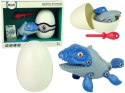 LEAN Toys Zestaw Dinozaur Mosasaur z Jajkiem DIY Śrubokręt Niebieski