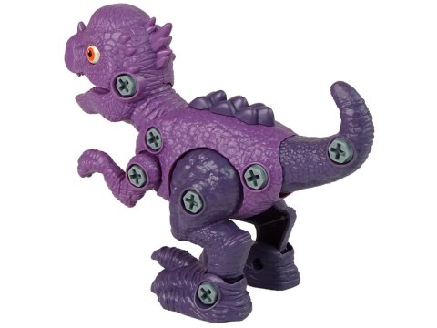 LEAN Toys Zestaw Dinozaur Stygimoloch z Jajkiem DIY Śrubokręt Fioletowy LEAN Toys Zestaw Dinozaur Stygimoloch z Jajkiem DIY Śrubokręt Fioletowy