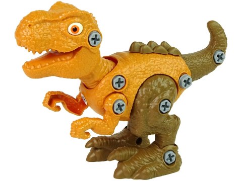 LEAN Toys Zestaw Dinozaur Tyranozaur Rex z Jajkiem DIY Śrubokręt Pomarańczowy LEAN Toys Zestaw Dinozaur Tyranozaur Rex z Jajkiem DIY Śrubokręt Pomarańczowy