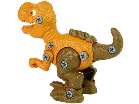 LEAN Toys Zestaw Dinozaur Tyranozaur Rex z Jajkiem DIY Śrubokręt Pomarańczowy LEAN Toys Zestaw Dinozaur Tyranozaur Rex z Jajkiem DIY Śrubokręt Pomarańczowy