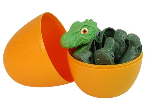 LEAN Toys Zestaw Dinozaur Tyranozaur Rex z Jajkiem DIY Śrubokręt Zielony LEAN Toys Zestaw Dinozaur Tyranozaur Rex z Jajkiem DIY Śrubokręt Zielony