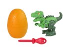 LEAN Toys Zestaw Dinozaur Tyranozaur Rex z Jajkiem DIY Śrubokręt Zielony