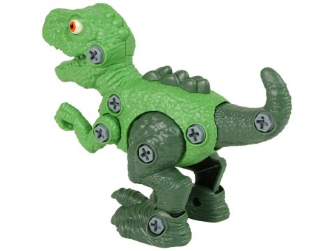 LEAN Toys Zestaw Dinozaur Tyranozaur Rex z Jajkiem DIY Śrubokręt Zielony LEAN Toys Zestaw Dinozaur Tyranozaur Rex z Jajkiem DIY Śrubokręt Zielony