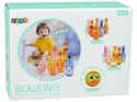 LEAN Toys Zestaw Do Gry Miękkie Kręgle 6 Sztuk Kolorowe Kula Liczby