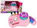 LEAN Toys Zestaw Do Malowania Paznokci Lakier do Paznokci Brokaty Lampa Naklejki
