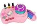 LEAN Toys Zestaw Do Malowania Paznokci Lakier do Paznokci Brokaty Lampa Naklejki