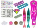LEAN Toys Zestaw Do Malowania Paznokci Pisaki Brokaty Diamenciki