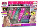 LEAN Toys Zestaw Do Malowania Paznokci Pisaki Brokaty Diamenciki