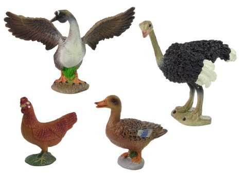 LEAN Toys Zestaw Figurek Zwierzęta Domowe na Farmie Rolnik Ptaki LEAN Toys Zestaw Figurek Zwierzęta Domowe na Farmie Rolnik Ptaki