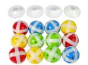 LEAN Toys Zestaw Gier Dart Tarcza 36 cm Piłki na Rzepy