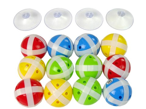 LEAN Toys Zestaw Gier Dart Tarcza 36 cm Piłki na Rzepy LEAN Toys Zestaw Gier Dart Tarcza 36 cm Piłki na Rzepy