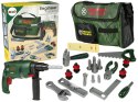 LEAN Toys Zestaw Majsterkowicza w Torbie Wiertarka Młotek Piła Klucz Francuski