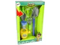 LEAN Toys Zestaw Ogrodowy Wiaderko Łopatka Konewka Doniczka Szpadel