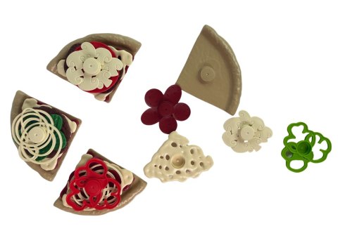 LEAN Toys Zestaw Pizza Dodatki Kuchnia Jedzenie Do Zabawy LEAN Toys Zestaw Pizza Dodatki Kuchnia Jedzenie Do Zabawy