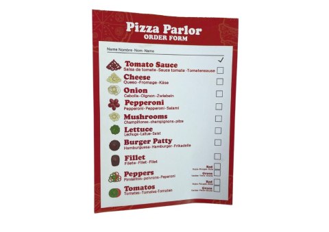 LEAN Toys Zestaw Pizza Dodatki Kuchnia Jedzenie Do Zabawy LEAN Toys Zestaw Pizza Dodatki Kuchnia Jedzenie Do Zabawy
