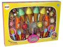LEAN Toys Zestaw Słodkości Lody Babeczki Sosy Łyżeczki